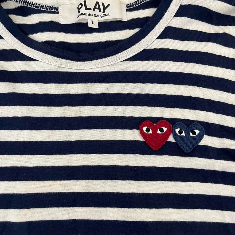 Comme des Garçons PLAY Striped T-Shirt